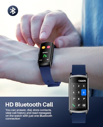 Smart Watch Fitness Tracker with Calls, AMOLED Display