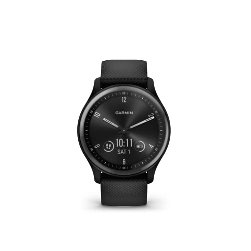 Garmin Vivomove Sport Hybrid Smartwatch - Black