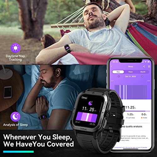 Men's KOSPET Smart Watch - Answer Calls, Waterproof, HD Display