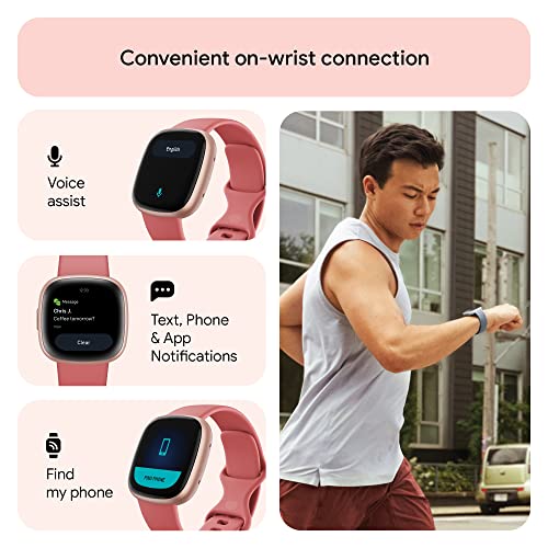 Fitbit Versa 4 Fitness Smartwatch VIP Pack Pink/Rose