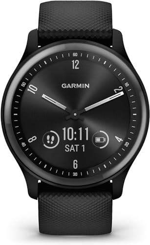 Garmin Vivomove Sport Hybrid Smartwatch - Black