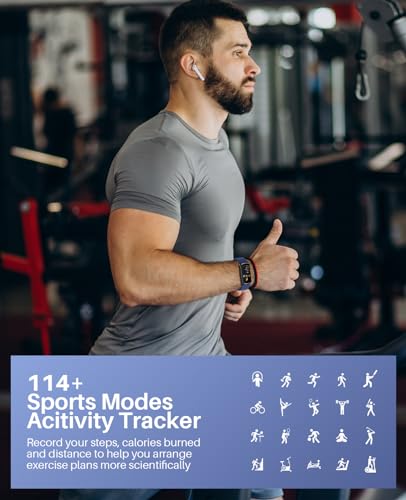 Smart Watch Fitness Tracker with Calls, AMOLED Display