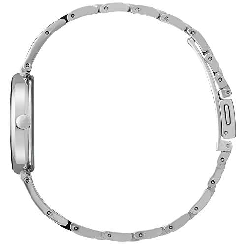 Citizen Ladies Axiom Eco-Drive Watch Silver-Tone Case Two-Tone Bangle