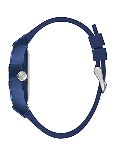 GUESS Men's Blue Silicone Analog Watch (Model: GW0203G7)