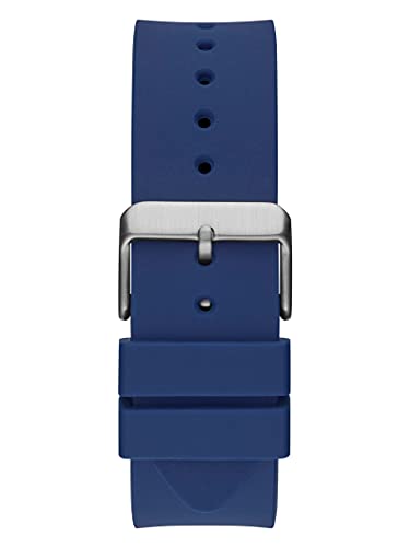 GUESS Men's Blue Silicone Analog Watch (Model: GW0203G7)