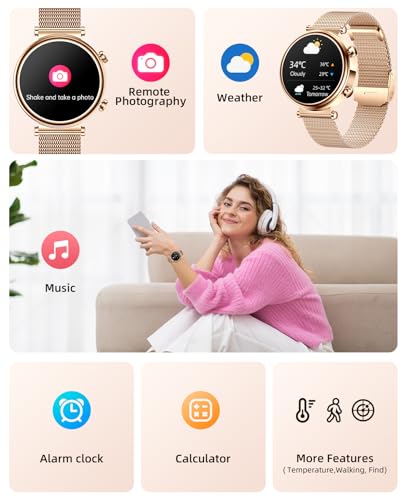 2024 VIP Smart Watch for Women - Bluetooth Call, Fitness Tracker