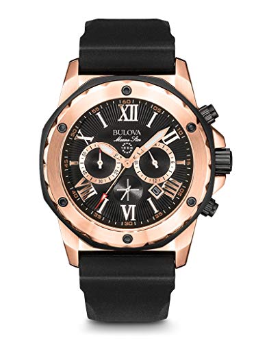 Bulova VIP Men's Chronograph Rose Gold Watch - 98B104