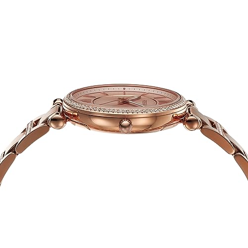 VIP Women's Fossil Carlie Stainless Steel Watch, Rose Gold