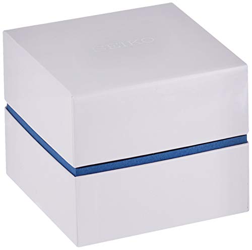 Seiko Men's VIP Leather Analog Black Watch