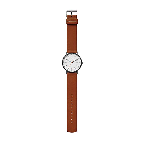 SKAGEN Men's 'Signatur' Quartz Stainless Steel Watch, Brown