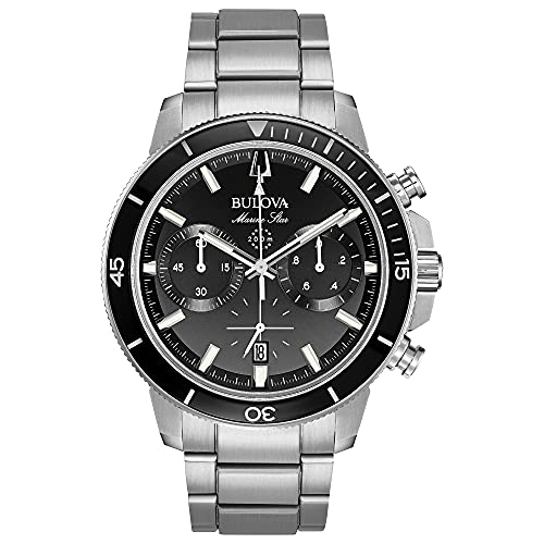 Bulova Marine Star Men's Chronograph Watch, Stainless Steel