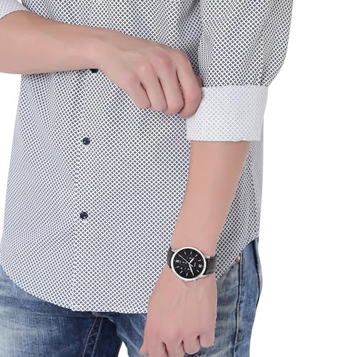 VIP Fossil Neutra Men's Chronograph Watch, Silver/Black, 44mm