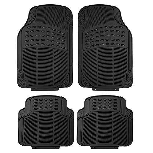 VIP Black Heavy Duty Rubber Car Floor Mats VIP-05