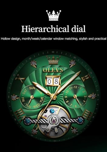 OLEVS Automatic Luxury Mechanical Watch for MenVIP Shopping