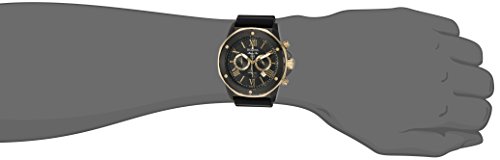 Bulova Men's Marine Star Chronograph Watch, Black/Gold Tone