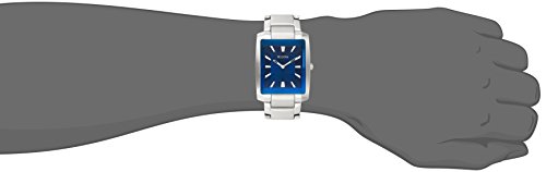 Bulova Men's Quartz Watch, Stainless Steel, Silver-Tone