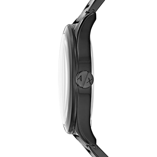 Armani Exchange Men's Stainless Steel Dress Watch Black