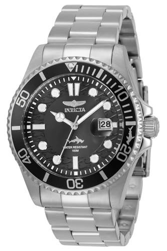INVICTA Men's Pro Diver Quartz Watch Silver Steel