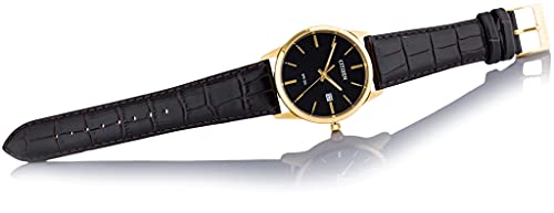 Citizen Quartz Men's Casual Watch, Stainless Steel & Leather