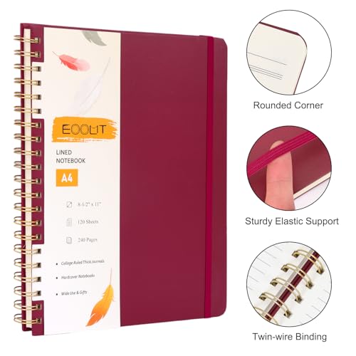 2-Pack A4 Spiral Journal Notebook Set for VIPs