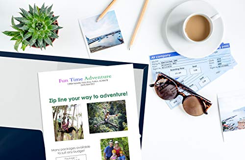 25 Pack Dark Blue Glossy Laminated Paper Folders