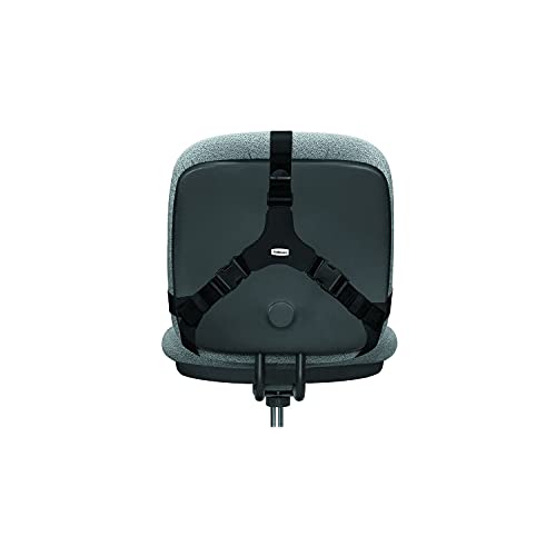 VIP Fellowes Back Support with Antibacterial Protection, Black