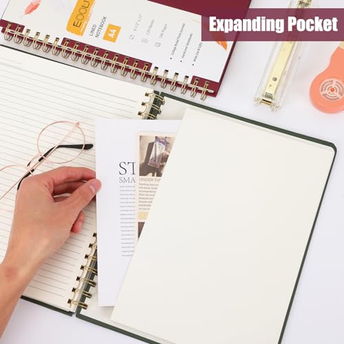 2-Pack A4 Spiral Journal Notebook Set for VIPs