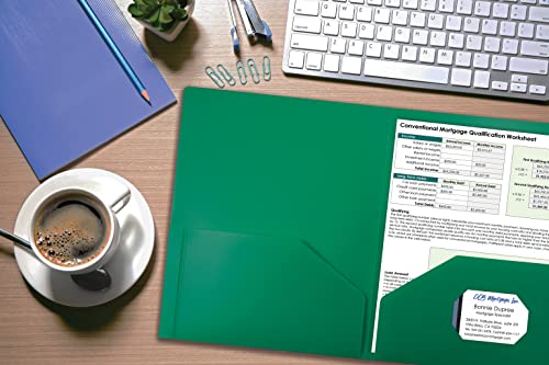 VIP Quality 2 Pocket Portfolio Letter Size Folder