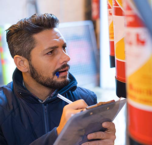 12 Pack Clear Plastic Clipboards, 12.5 x 9 Inch