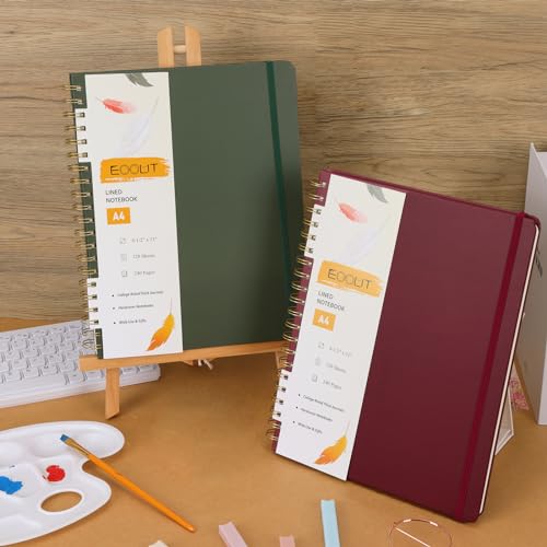 2-Pack A4 Spiral Journal Notebook Set for VIPs