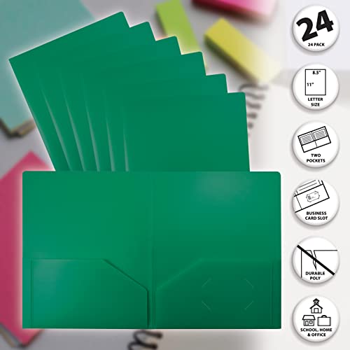 VIP Quality 2 Pocket Portfolio Letter Size Folder