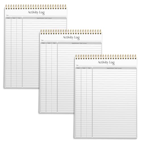 Activity Log Notepad 8.5" x 11" - VIP Shopping