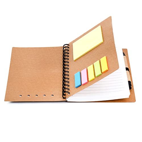 SOUJOY VIP Spiral Notebook Set with Pen & Tabs