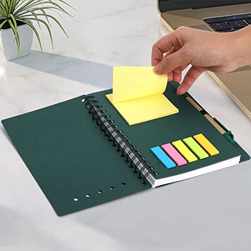 SOUJOY VIP Spiral Notebook Set with Pen & Tabs