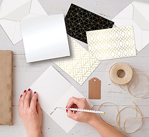 Elegant Gold Foil All Occasion Greeting Cards, 100-Pack