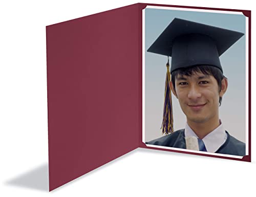 VIP Red Certificate Holders with Gold Foil Border