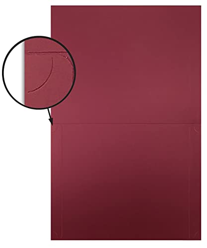 VIP Red Certificate Holders with Gold Foil Border