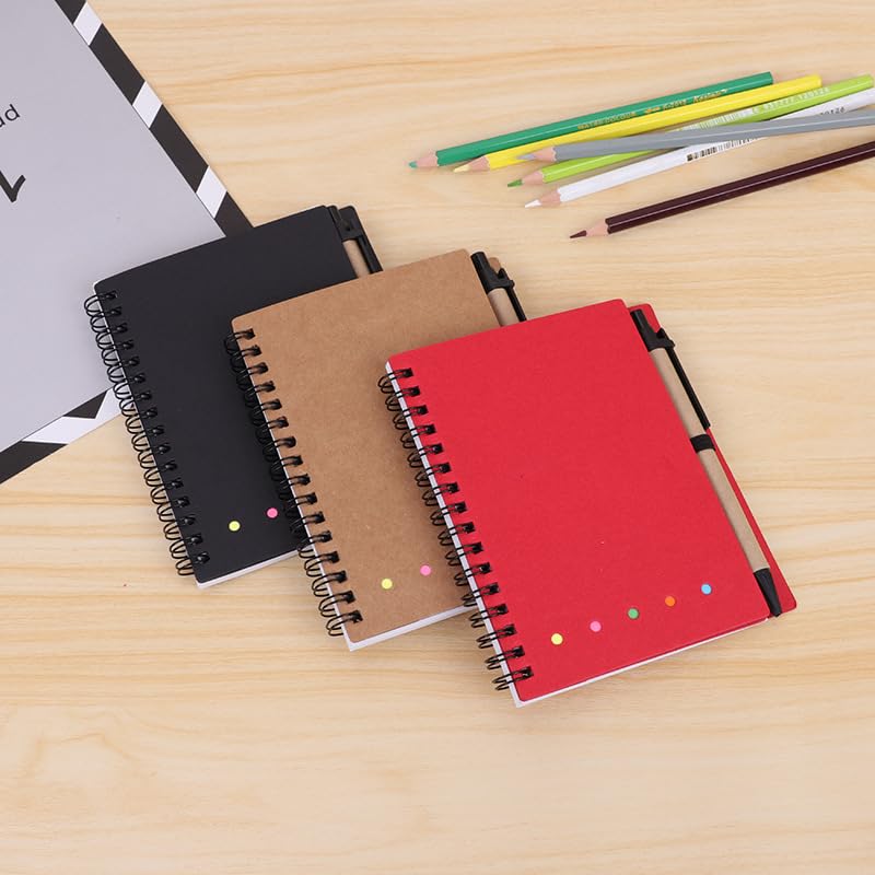 SOUJOY VIP Spiral Notebook Set with Pen & Tabs