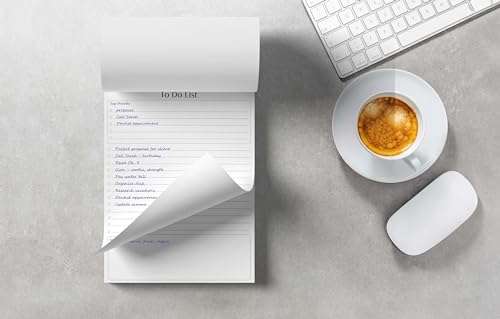 To Do List Notepad, 50 Sheets (4 Pack)