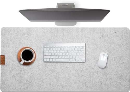 Eros VIP Felt Desk Accessories Set - Grey