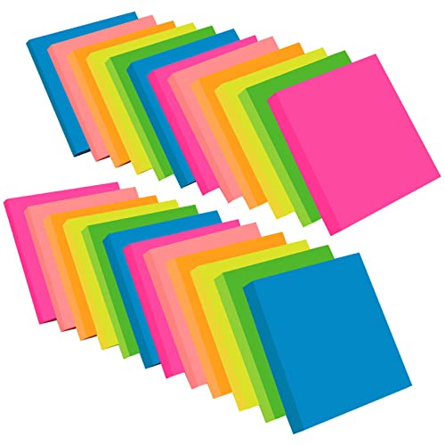 (24 Pack) ZCZN Sticky Notes 3x3 - 6 Bright Colors