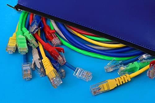 VIP Shopping: 6 Pack Leatherette Zippered Deposit Bags