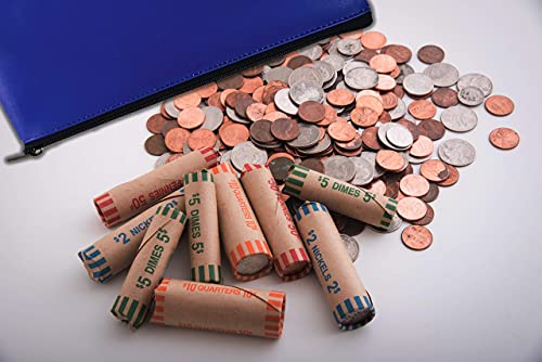 VIP Shopping: 6 Pack Leatherette Zippered Deposit Bags