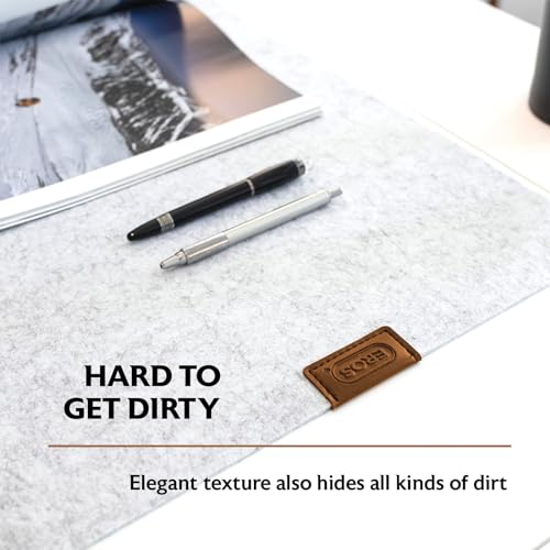 Eros VIP Felt Desk Accessories Set - Grey