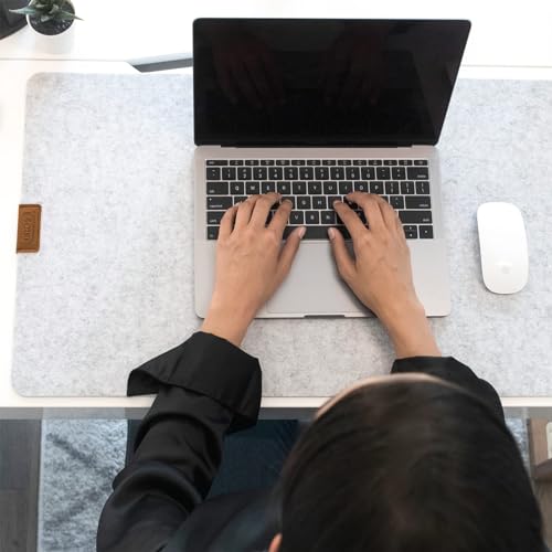 Eros VIP Felt Desk Accessories Set - Grey