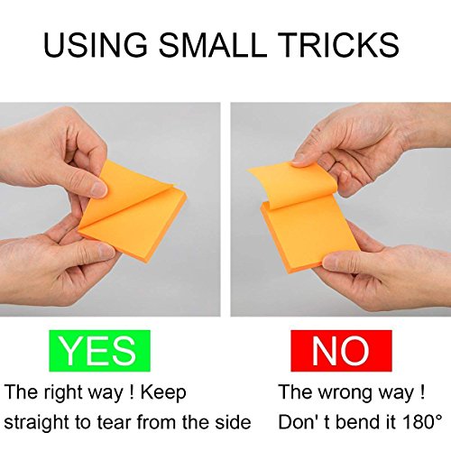 (24 Pack) ZCZN Sticky Notes 3x3 - 6 Bright Colors