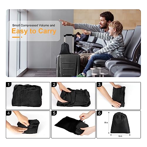 Maliton Inflatable Foot Rest Pillow for VIP Travel