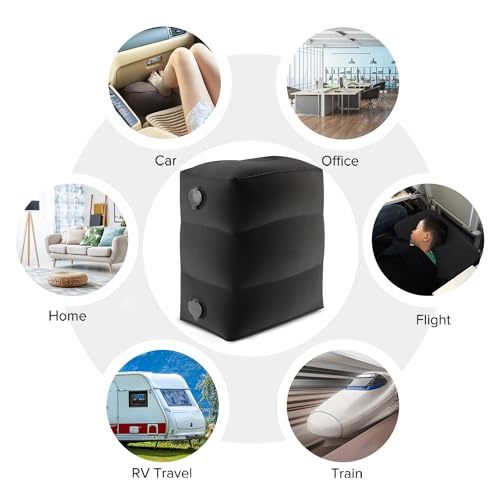 Maliton Inflatable Foot Rest Pillow for VIP Travel