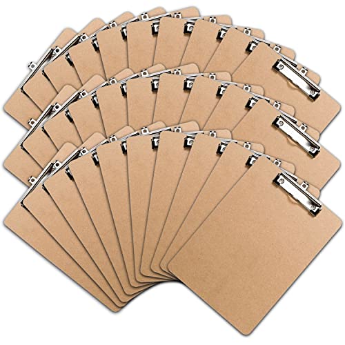 30 Pack of Eco-Friendly Clipboards by Office Solutions