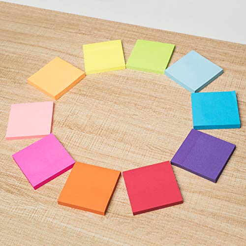 (24 Pack) ZCZN Sticky Notes 3x3 - 6 Bright Colors